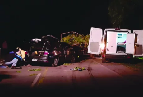 Un hombre y una mujer perdieron la vida en un grave accidente de tránsito en la ruta provincial 12.