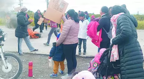 Los vecinos cortaron ruta 36. Foto: RRSS