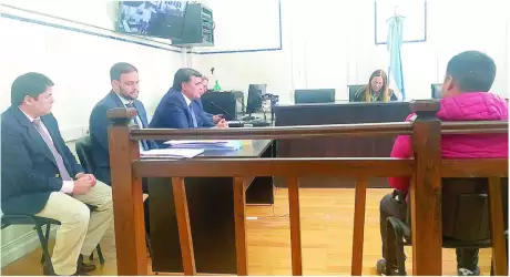 Ayer comenzó la audiencia debate. (Foto Poder Judicial).