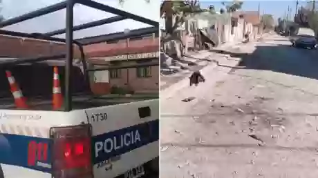 El móvil policial que estaría implicado en la muerte de un hombre en barrio Siglo XXI.