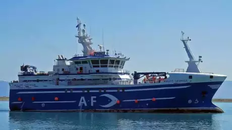  Barcos Argos Georgia en las Malvinas. Foto: France 24