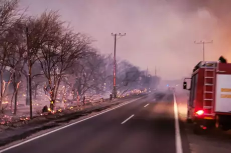 . Imagen: Bomberos Voluntarios de Cafayate