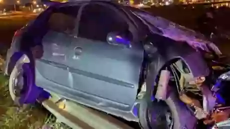 El auto de la tragedia familiar.