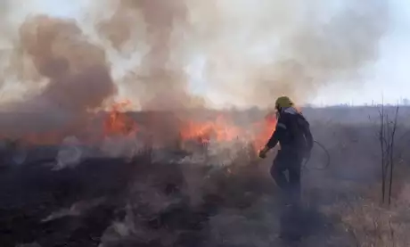  Hubo grandes incendios en la ciudad. Foto: Gobierno de Salta