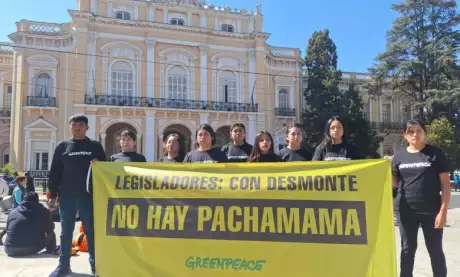  Ayer se manifestaron en las puertas de la Legislatura provincial.