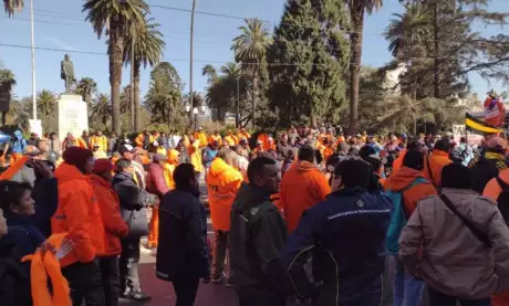  Este martes se manifestaron frente a la legislatura. Foto: RRSS.