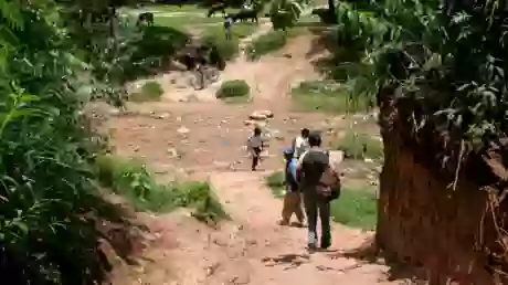 Una de las quebradas en la frontera caliente entre Argentina y Bolivia.