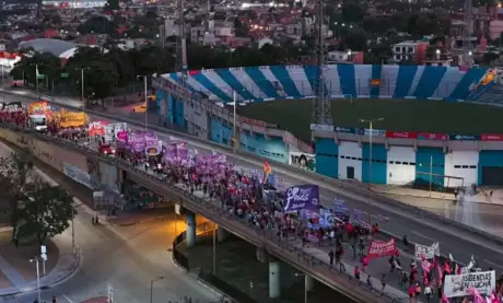 Mujeres y disidencias marcharon en Jujuy.