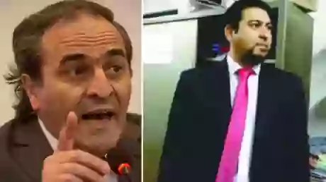 El procurador García Castiella y el juez Oyarzú.