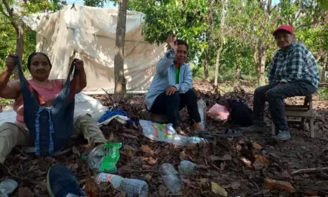  Las familias reivindican la ocupación ancestral de estas tierras en Orán.