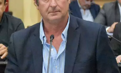  Esteban D’Andrea manifestó apoyo. Foto: Senado.