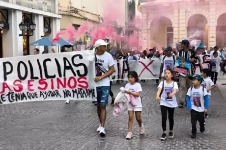 Pedido de Justicia en el centro de la ciudad de Salta. Imagen: Gentileza