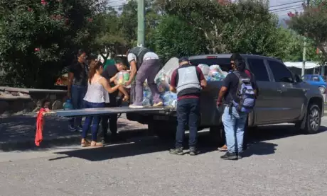  La Municipalidad de Campo Quijano asistió a familias afectadas en la Quebrada del Toro. Foto: Municipalidad de Salta